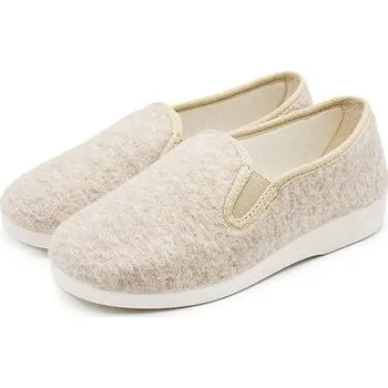 Dámské pantofle Vlnka Bačkory z vlněného filcu béžová velikost obuv dospělí 42