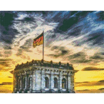 Diamantové malování Diamantové malování - Německý parlament Velikost: 40x50cm, Rámování: Pouze srolované plátno, Diamanty: Kulaté