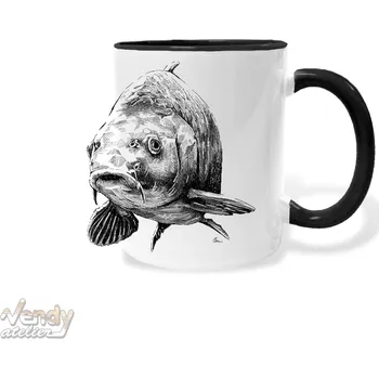 Hrnek - kapr Barva: Černá