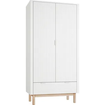 Šatní skříň Dvoudveřová šatní skříň 2D Pinio Miloo - bílá