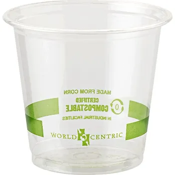 Jednorázové nádobí Miska PLA kulatá 750ml transparentní - 500 ks