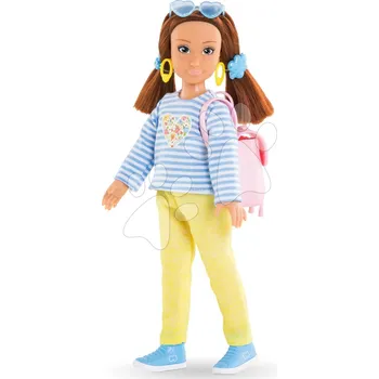 Panenka Panenka Zoé Shopping Set Corolle Girls s hnědými vlasy 28 cm 6 doplňků od 4 let