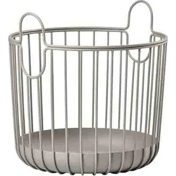 Úložný box Úložný kovový koš INU Taupe 20x20cm - ZONE DENMARK (INU úložný košík 20x20cm, taupe - ZONE DENMARK)