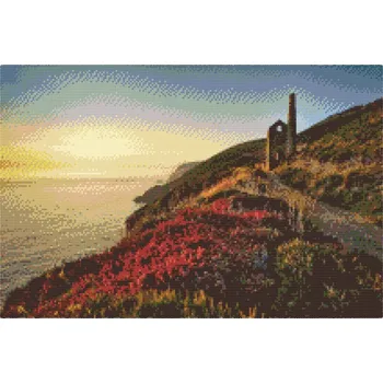 Diamantové malování Diamantové malování - Cornwall, Velká Británie Velikost: 40x60cm, Rámování: Pouze srolované plátno, Diamanty: Čtvercové