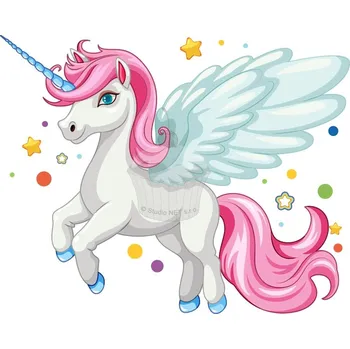 Jedlá dekorace na dort Caketools Jedlý papír "Jednorožci 23" A4