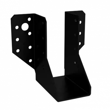 Tesařské kování DOMAX WB 49 - trámová botka 45x97x75x2,0 mm černá