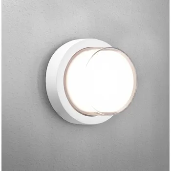Venkovní osvětlení CENTURY PURA LED venkovní nástěnné svítidlo Round bílá 10W 3000K IP65