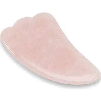 Masážní příslušenství Masážní kámen NonDolens® Gua Sha ploutev - Růženín 9 x 5 cm