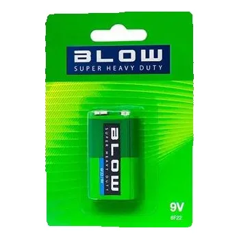 Článková baterie Baterie BLOW Super Heavy Duty 9V, 6LR61, do ovladačů, 1ks blistr