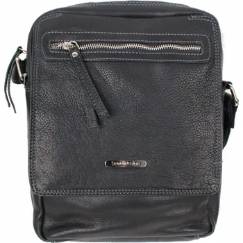 Sendi Design Pánská kožená taška přes rameno Floyd černá