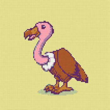 Diamantové malování Diamantové malování - Roztomilý sup Velikost: 30x30cm, Rámování: Pouze srolované plátno, Diamanty: Čtvercové