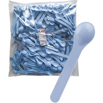 Jednorázové nádobí Lžičky na zmrzlinu PANCO plast PS modrá 15cm 250 ks/bal