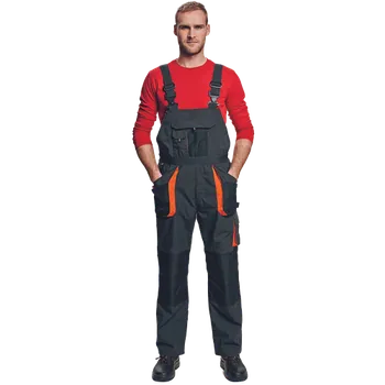 montérky ČERVA EMERTON FLANNEL zimní kalhoty s laclem - DOPRODEJ Barva: černá, Velikost: 60