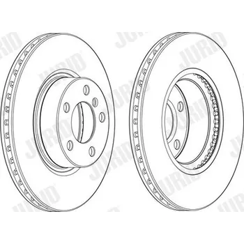 Brzdový kotouč Brzdový kotouč JURID 562891JC-1