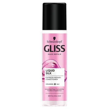 Vlasová regenerace Schwarzkopf Gliss Liquid Silk Gloss Express Repair sprej 200 ml