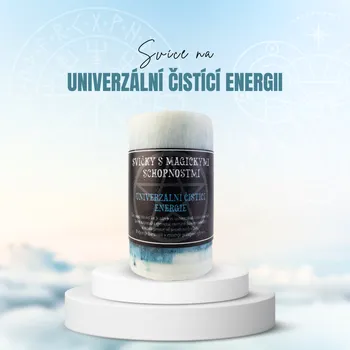 Svíčka 10,5 x 6 cm Svíce Univerzální čistící energie