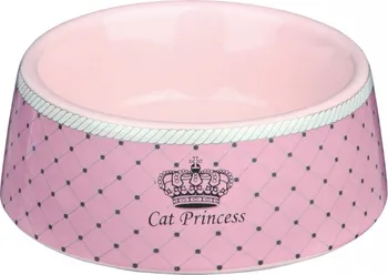 miska pro kočku Trixie Cat Princess 12 cm růžová 180 ml