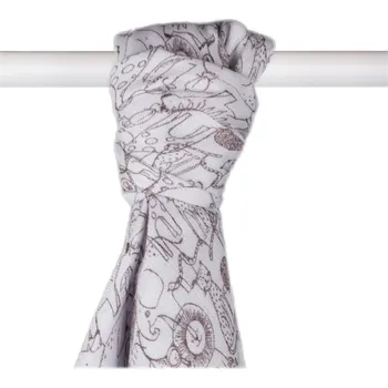 látková plena Kikko Bambusové osušky 90x100 cm - vysoká savost Safari W/Atmosphere