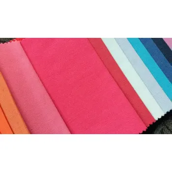 BYTEMA Dekorační látka jednobarevná LISO 307 růžová tmavá šíře 140 cm