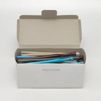 Jednorázové nádobí Skleněnka barevná Hemp 14 cm Box 50 ks