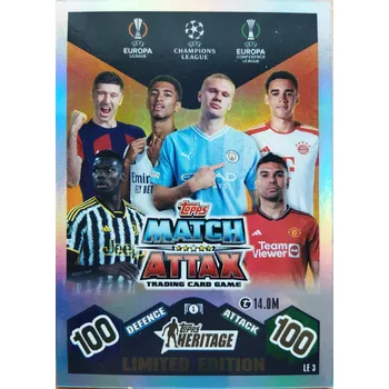 Sběratelská karetní hra Topps Match Attax