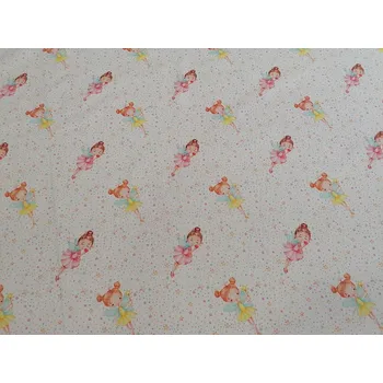 BYTEMA Bavlněná látka Víla s křídélky šíře 150 cm