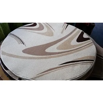 Koberec WELTOM koberec kruh COFFEE krém pr. 200 cm
