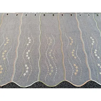 Záclona GERSTER Záclona na vitrážku - vyšívaná 1189 60 cm