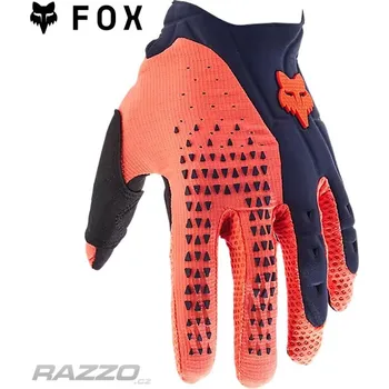 Moto rukavice MX rukavice FOX Pawtector Glove Navy Orange 2024 8 - S