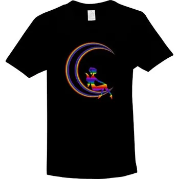 Pánské oblečení Tričko s potiskem Duhový měsíc dětské