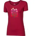 Triko krátké dámské Progress SASA CAMOMILE višňové XXL