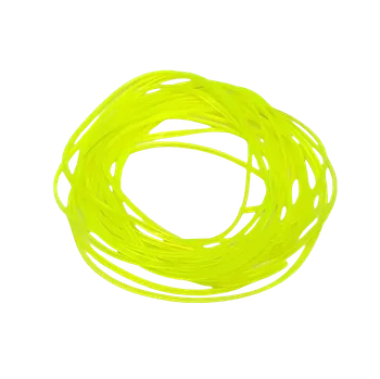 Hends Body Glass Half Round 1,2 mm Yellow Fluo