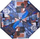 Dámský manuální deštník 37800-304 Anekke modrý