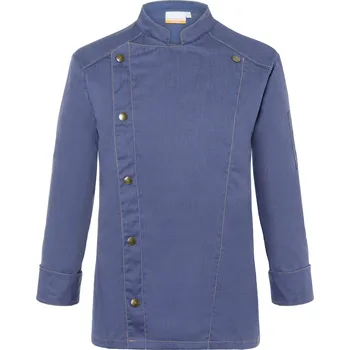 Gastro oděv Karlowsky Pánský kuchařský rondon KY099 Vintage-Blue 70