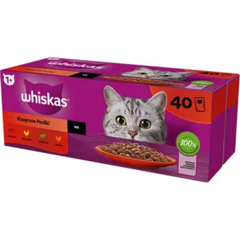 Whiskas Adult kapsička Chicken/Beef/Turkey/Lamb, 40x 85 g