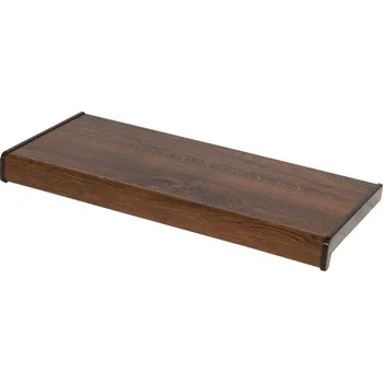 Parapet Parapet vnitřní plastový Barva: ořech, hloubka: 150, délka: 1500