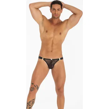 Pánské spodní prádlo Eros Veneziani Pánská průhledná tanga 7271 M/L + Doprava zdarma