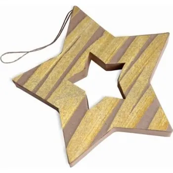 Vánoční dekorace Dekorace z paper maché - Hvězda - neuveden