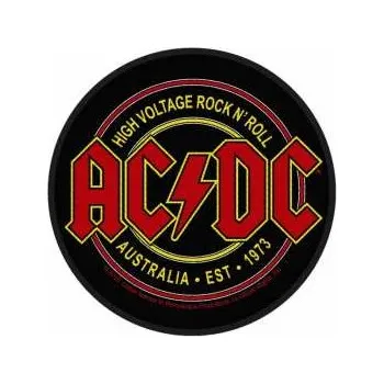 Nášivka Merch AC/DC: Nášivka High Voltage Rock N Roll 2019