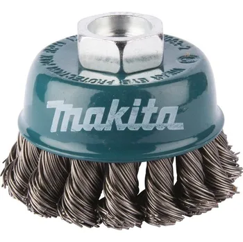 Příslušenství k brusce Hrncový kartáč miskovitý Makita D-77475 - 65mm, 0.5mm, nerezový splétaný drát