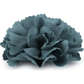 Textilní květ k našití a nalepení Ø10 cm, barva 5 petrolejová