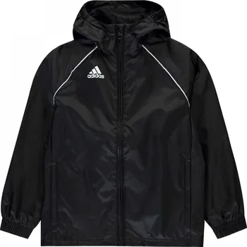 Chlapecká bunda adidas Entrada 22 All-Weather Jacket Junior Boys Black/White 9-10 Years
