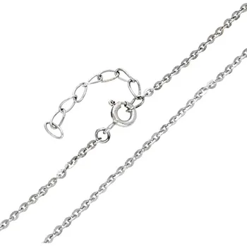 Náramek Goldstore Náramek na nohu bílé zlato Váha: 1.42 g, Délka: 24-27 cm