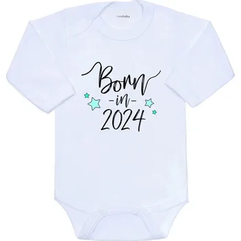 Kojenecký body Body s potiskem New Baby Born in 2024, vel. 56 (0-3m)