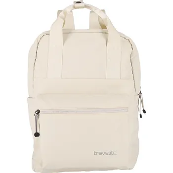 Školní batoh Travelite Basics Canvas Backpack Light beige 11l
