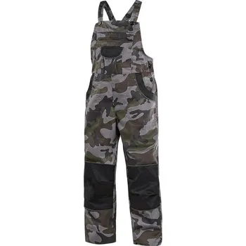 montérky CAMO CXS Zahradníky s laclem dětské - maskáč/černá - 140
