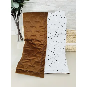 Dětská deka MIMOUŠEK Deka prošev velvet Tečky 2