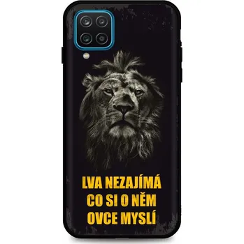 Pouzdro na mobilní telefon Kryt Samsung A12 silikon Lev (obal neboli pouzdro na Samsung A12)
