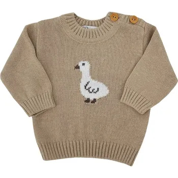 EKO svetr s husou Béžová vel. 68 cm