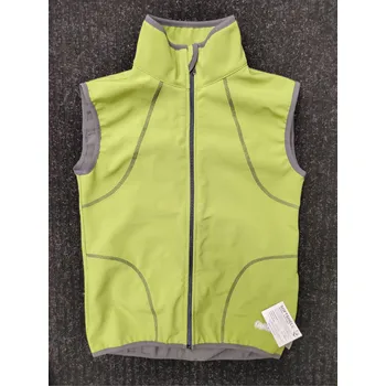 Chlapecká vesta Fantom ZATEPLENÁ softshellová vesta - SVĚTLE ZELENÁ KONFEKČNÍ VELIKOST: 80